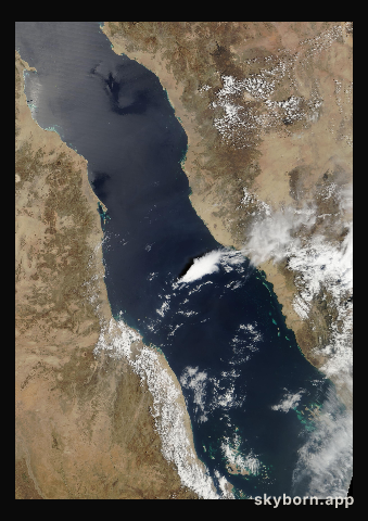 The Earth on 14 April 2004 · Red Sea