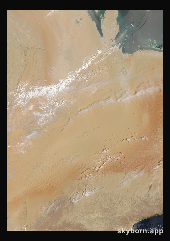 The Earth on 17 April 2004 · Empty Quarter, Arabia