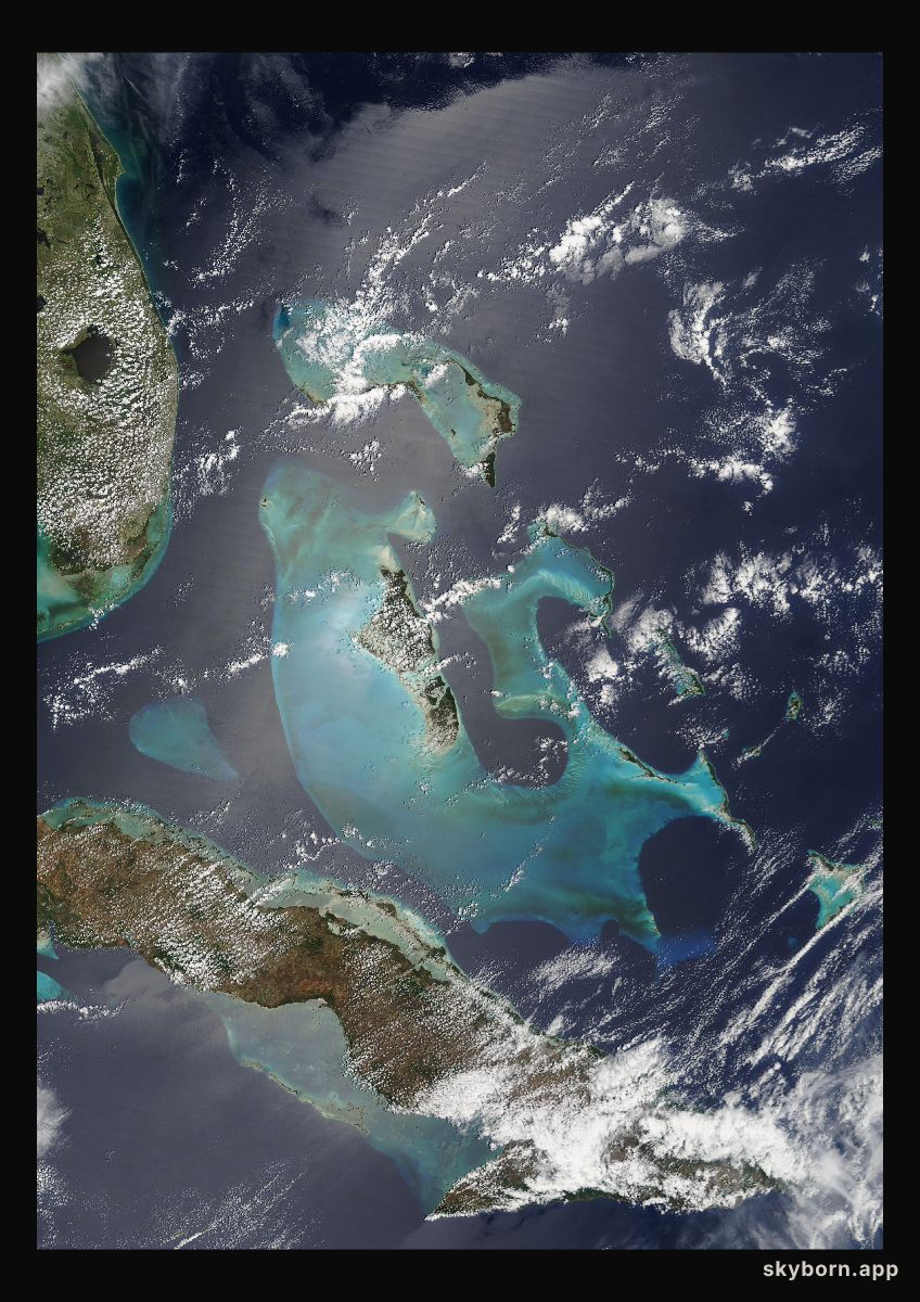 The Earth on 20 April 2004 · Bahamas