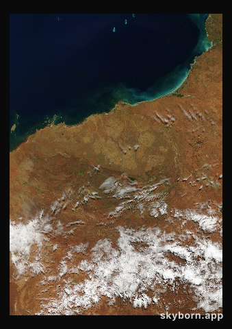 The Earth on 23 April 2004 · Pilbara, Western Australia