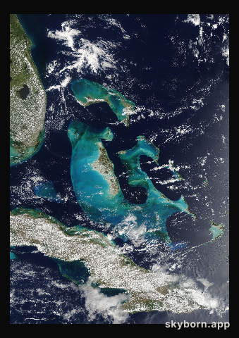 The Earth on 24 April 2004 · Bahamas