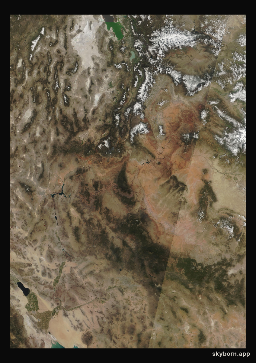 The Earth on 1 May 2004 · Colorado Plateau