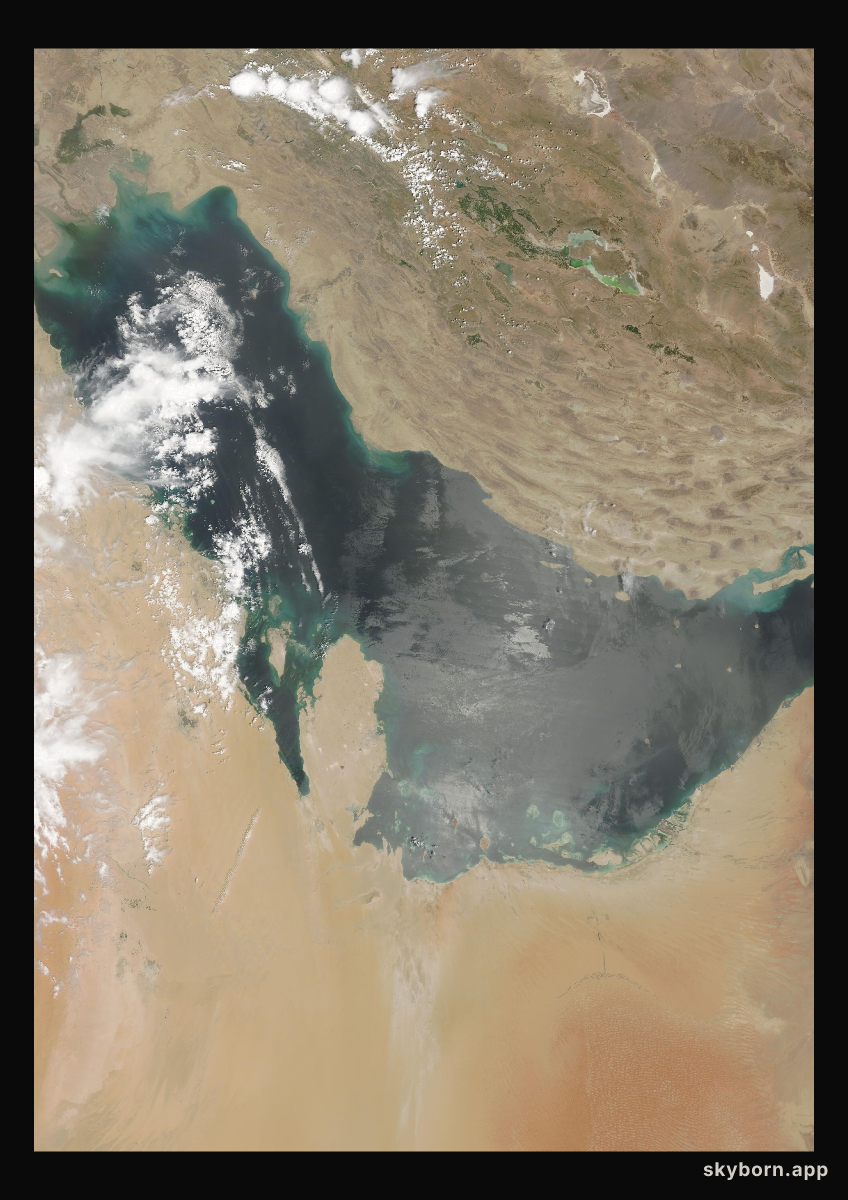 The Earth on 3 May 2004 · Persian Gulf