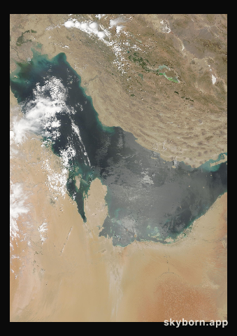 The Earth on 3 May 2004 · Persian Gulf