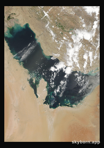 The Earth on 5 May 2004 · Persian Gulf
