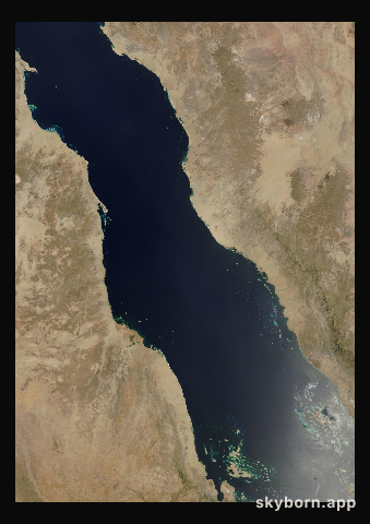 The Earth on 6 May 2004 · Red Sea