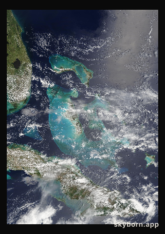 The Earth on 8 May 2004 · Bahamas