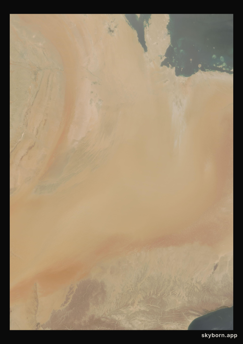 The Earth on 17 May 2004 · Empty Quarter, Arabia