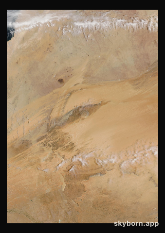 The Earth on 18 May 2004 · Eye of the Sahara, Mauritania