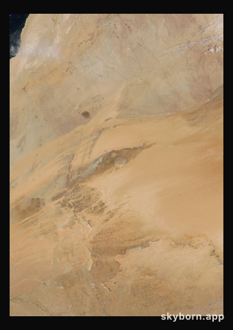 The Earth on 20 May 2004 · Eye of the Sahara, Mauritania