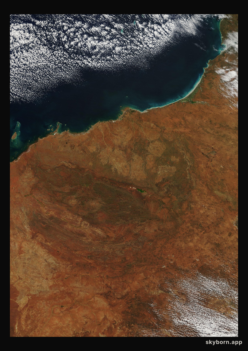 The Earth on 28 May 2004 · Pilbara, Western Australia