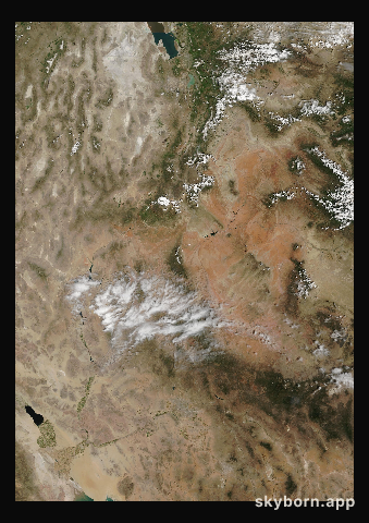 The Earth on 1 June 2004 · Colorado Plateau