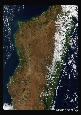 The Earth on 10 June 2004 · Madagascar