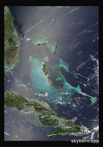 The Earth on 23 June 2004 · Bahamas