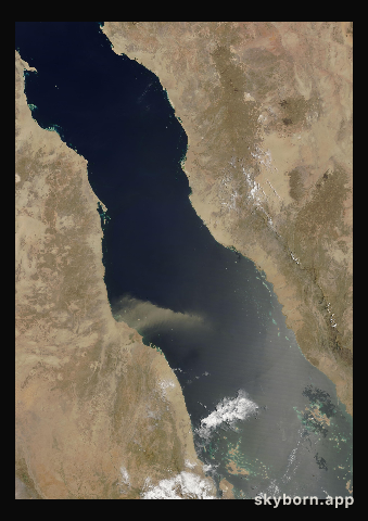 The Earth on 30 June 2004 · Red Sea