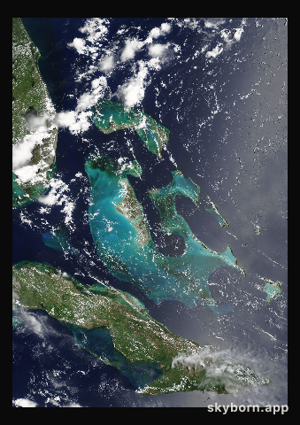 The Earth on 4 July 2004 · Bahamas