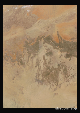 The Earth on 15 July 2004 · Sahara, Algeria