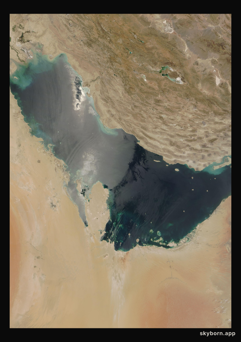 The Earth on 20 July 2004 · Persian Gulf