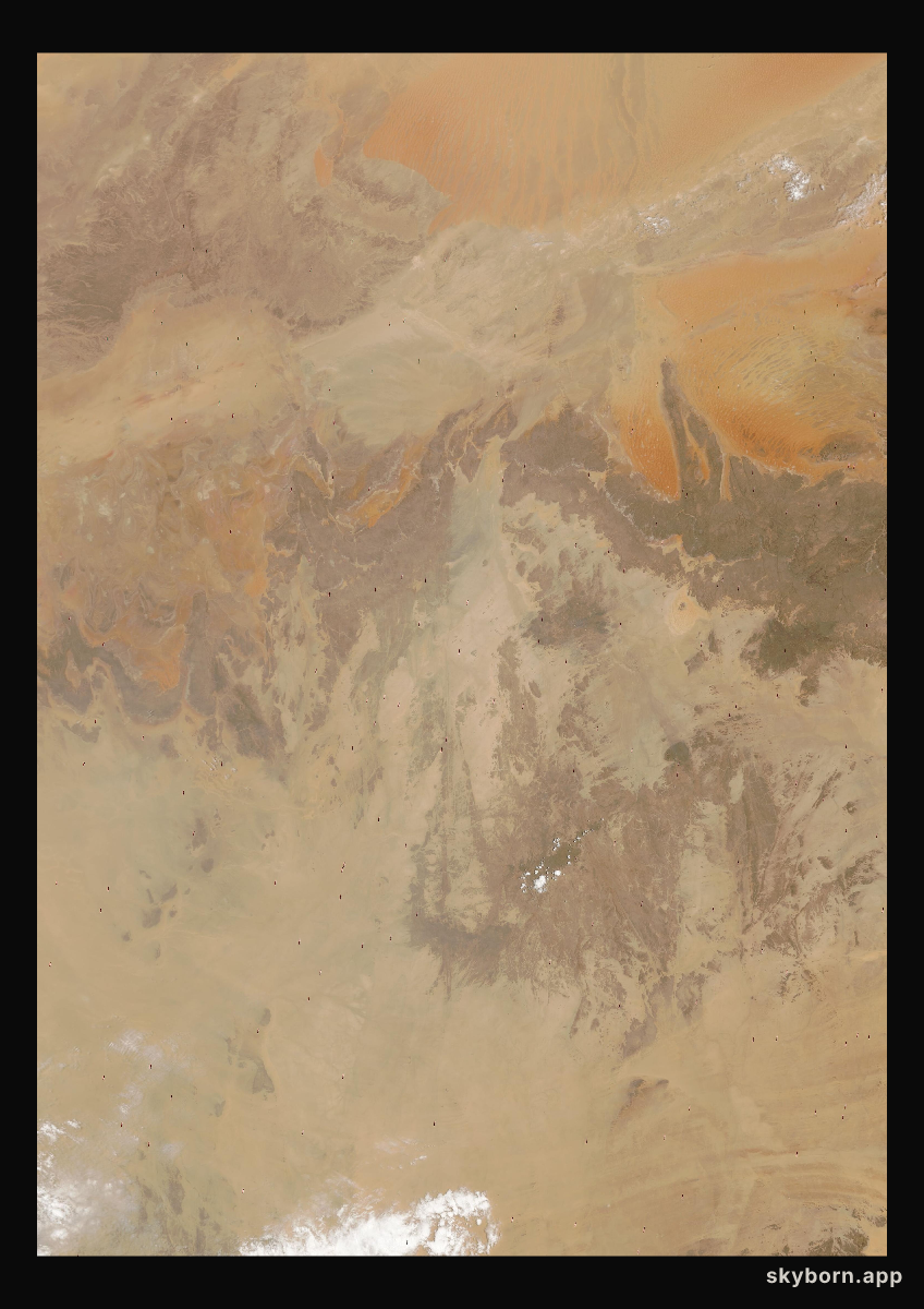 The Earth on 26 July 2004 · Sahara, Algeria