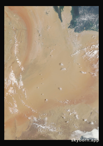 The Earth on 27 July 2004 · Empty Quarter, Arabia