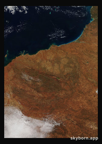 The Earth on 31 July 2004 · Pilbara, Western Australia