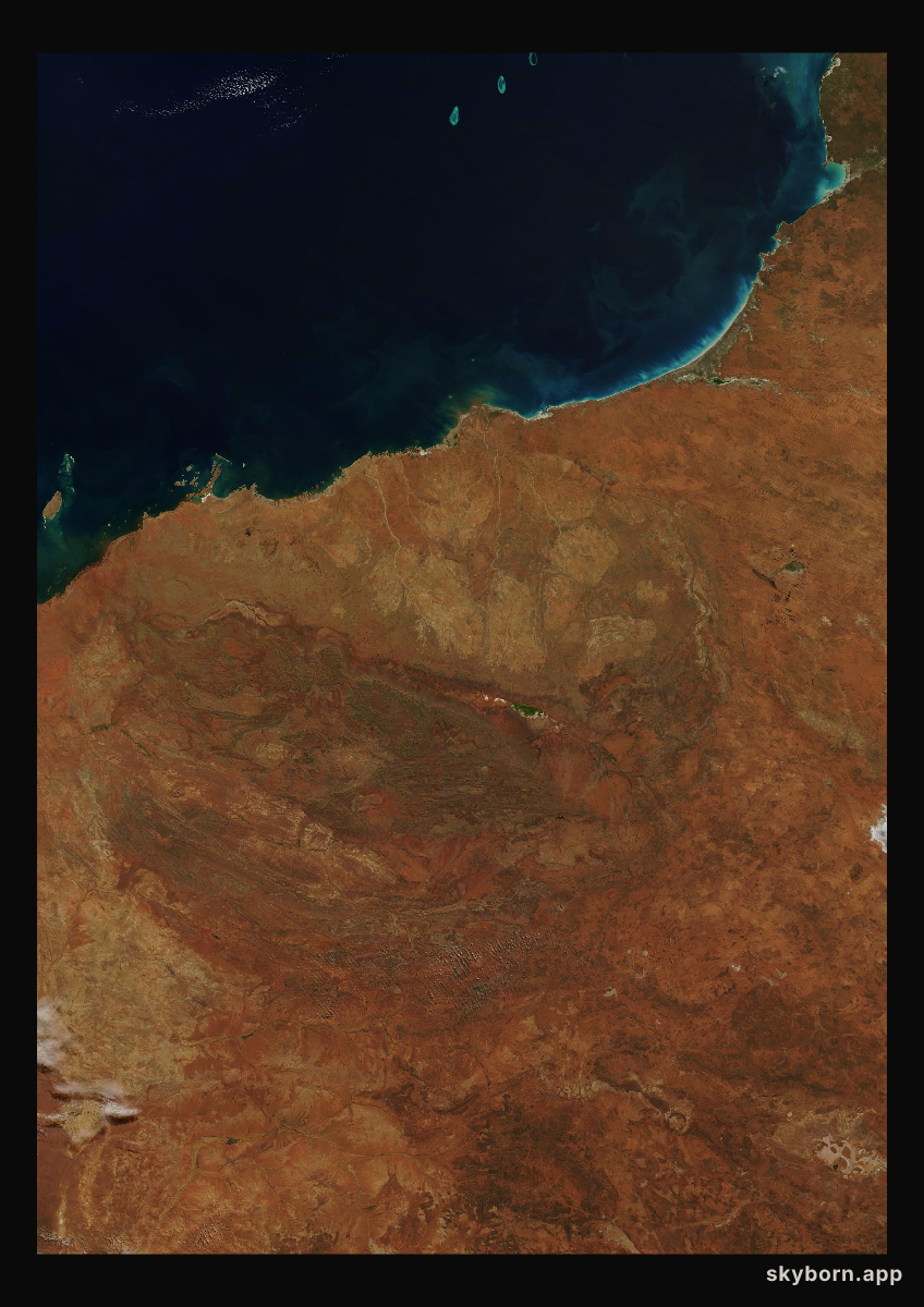 The Earth on 2 August 2004 · Pilbara, Western Australia
