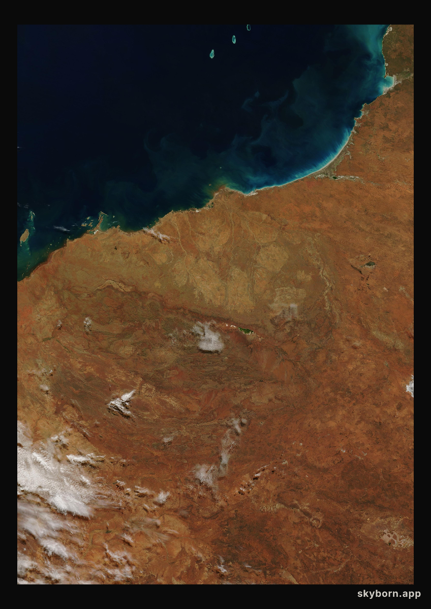 The Earth on 4 August 2004 · Pilbara, Western Australia