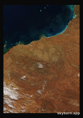 The Earth on 4 August 2004 · Pilbara, Western Australia