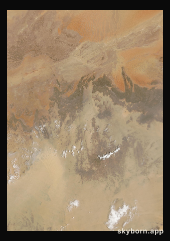 The Earth on 7 August 2004 · Sahara, Algeria