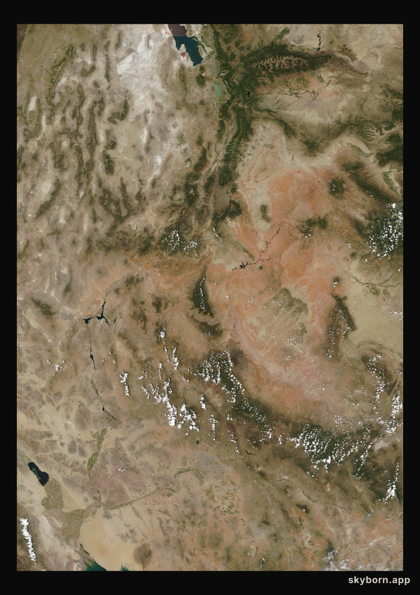 The Earth on 8 August 2004 · Colorado Plateau