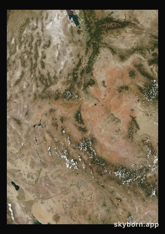The Earth on 8 August 2004 · Colorado Plateau
