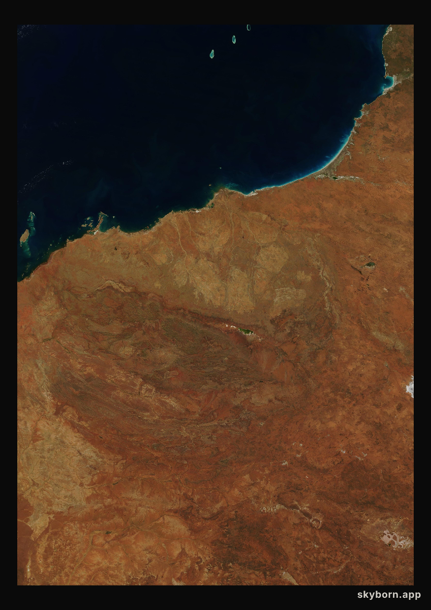The Earth on 11 August 2004 · Pilbara, Western Australia