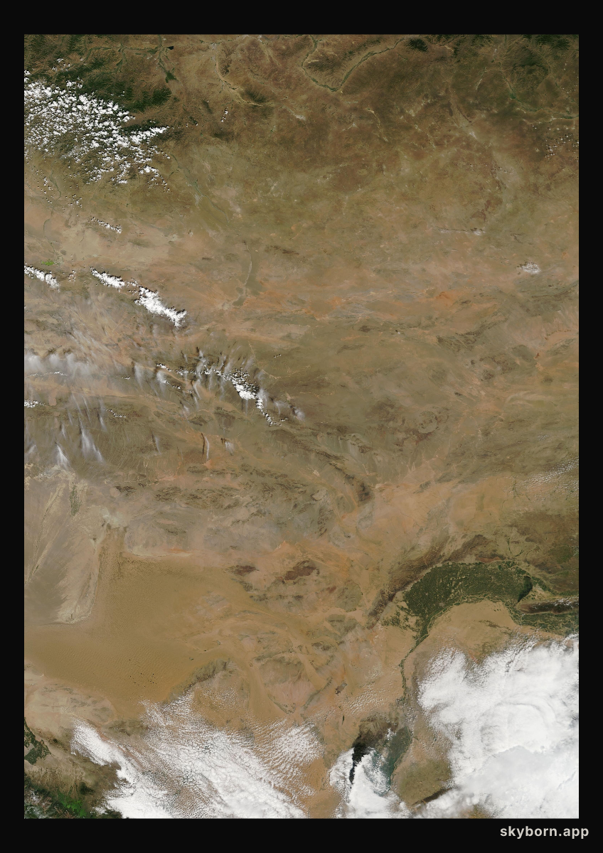 The Earth on 12 August 2004 · Gobi Desert