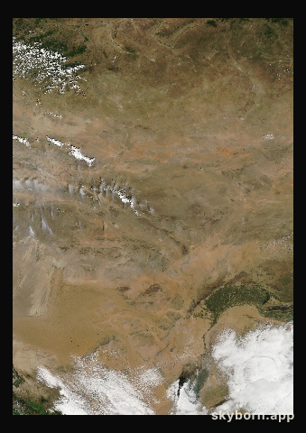 The Earth on 12 August 2004 · Gobi Desert