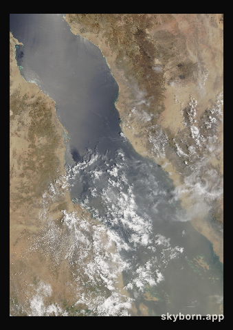 The Earth on 13 August 2004 · Red Sea