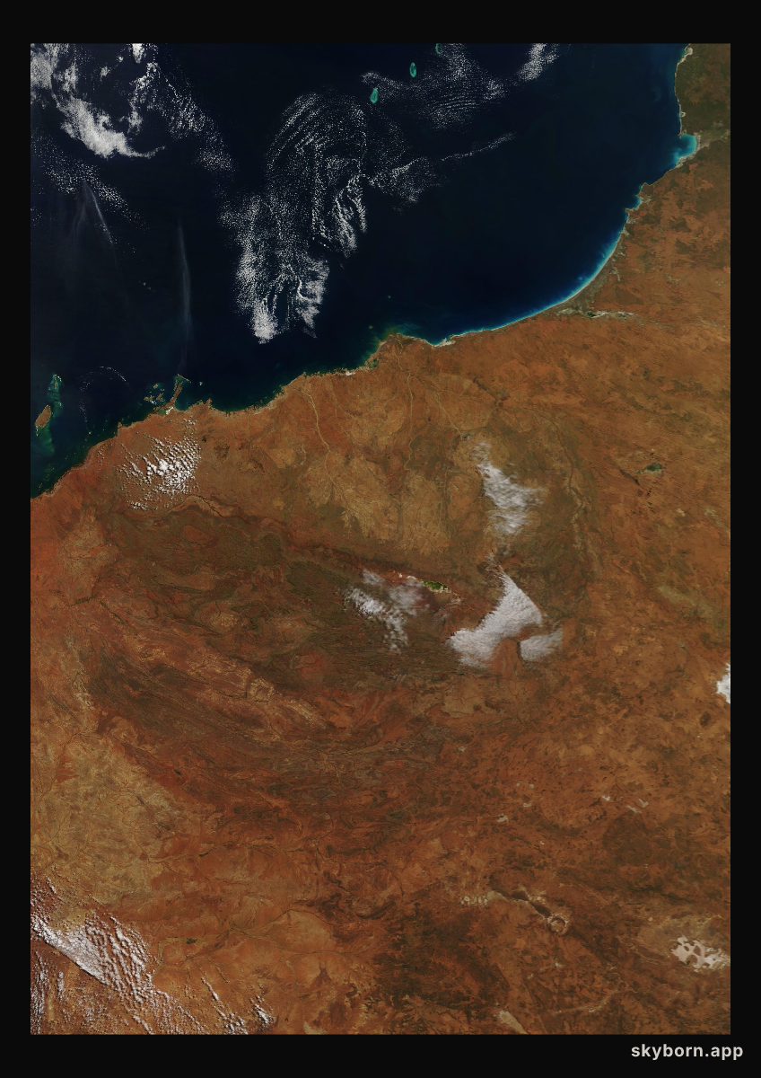The Earth on 14 August 2004 · Pilbara, Western Australia