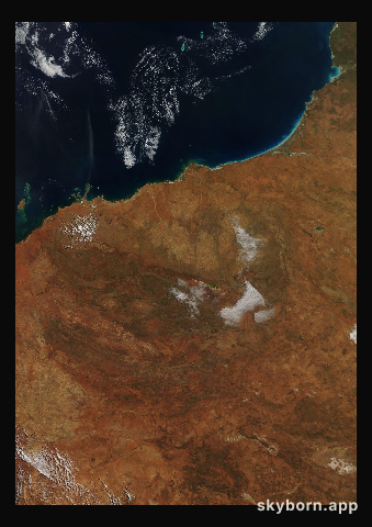 The Earth on 14 August 2004 · Pilbara, Western Australia