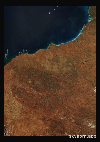 The Earth on 23 August 2004 · Pilbara, Western Australia