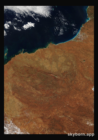 The Earth on 27 August 2004 · Pilbara, Western Australia