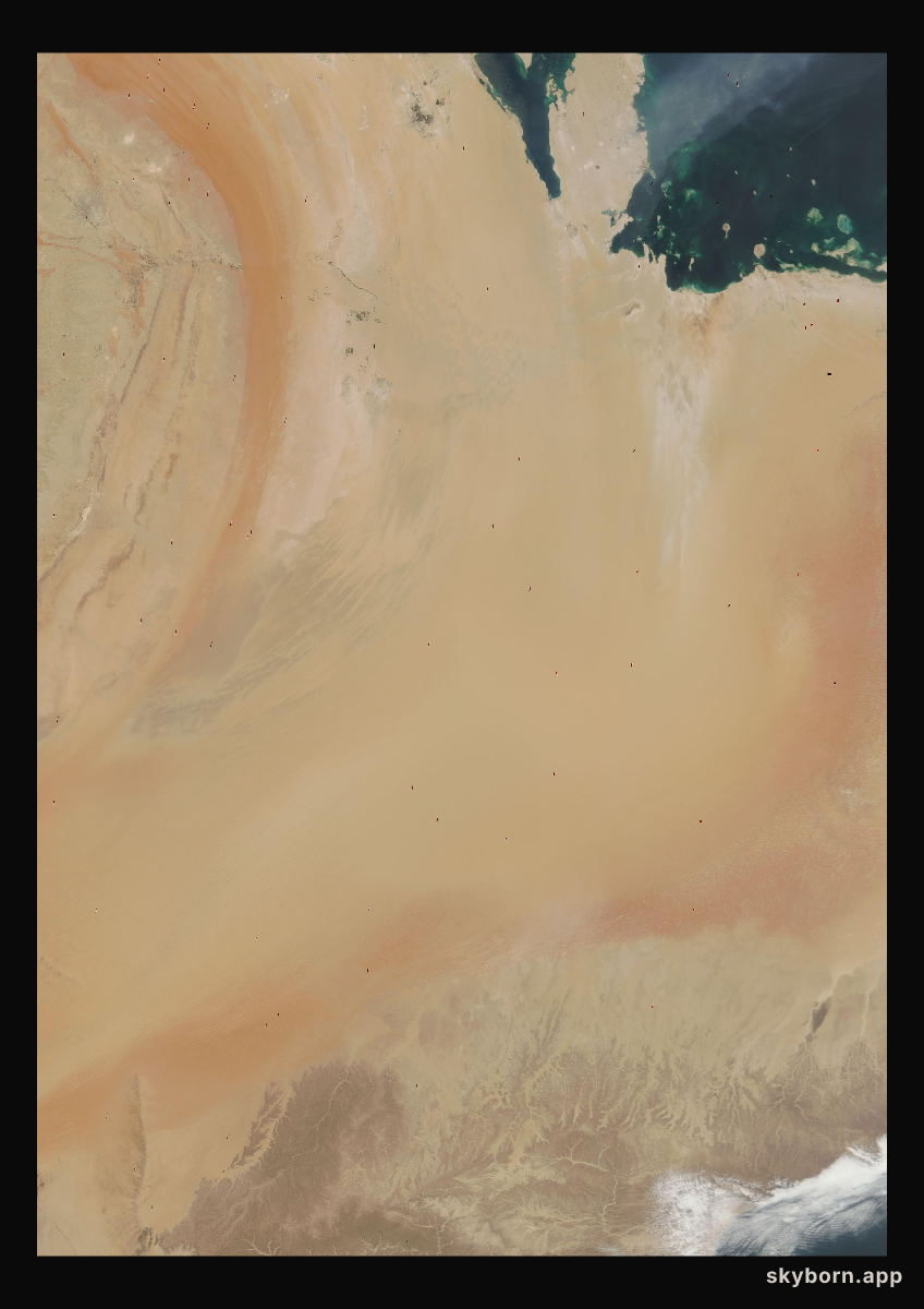The Earth on 28 August 2004 · Empty Quarter, Arabia