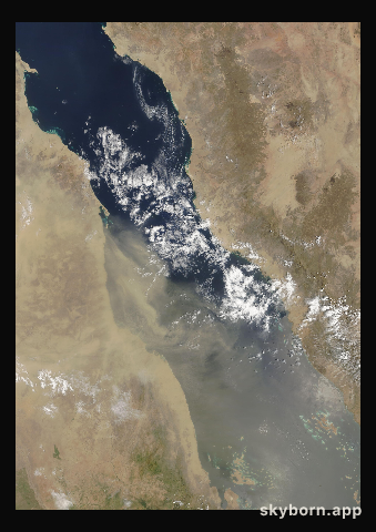 The Earth on 2 September 2004 · Red Sea