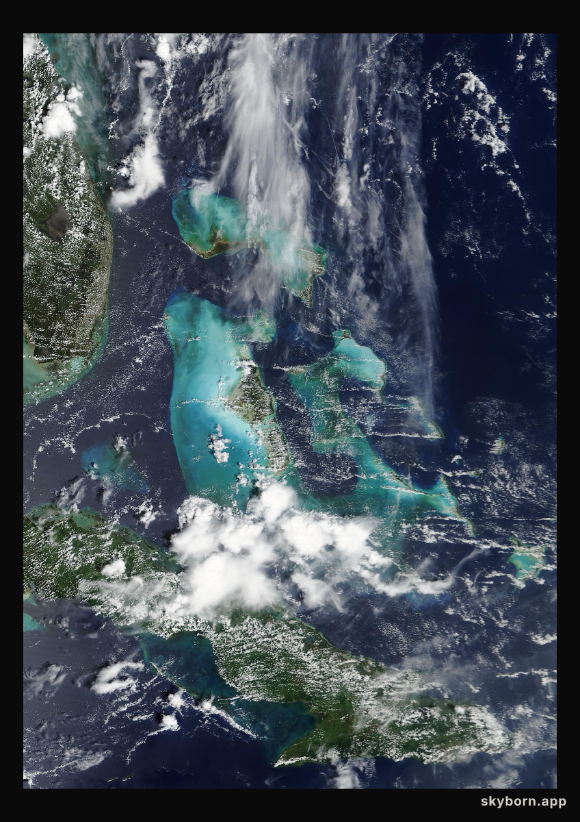 The Earth on 9 September 2004 · Bahamas
