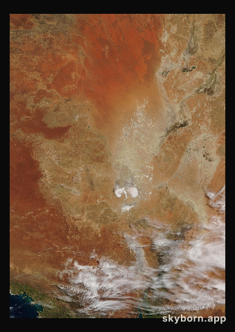 The Earth on 15 September 2004 · Lake Eyre, Australia
