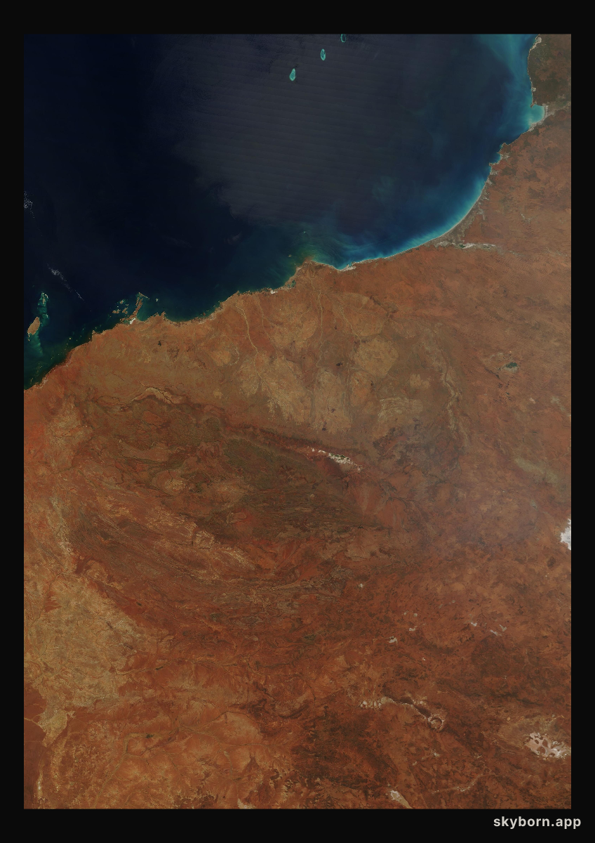 The Earth on 17 September 2004 · Pilbara, Western Australia
