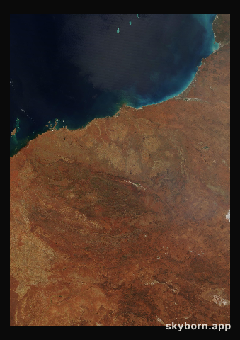 The Earth on 17 September 2004 · Pilbara, Western Australia