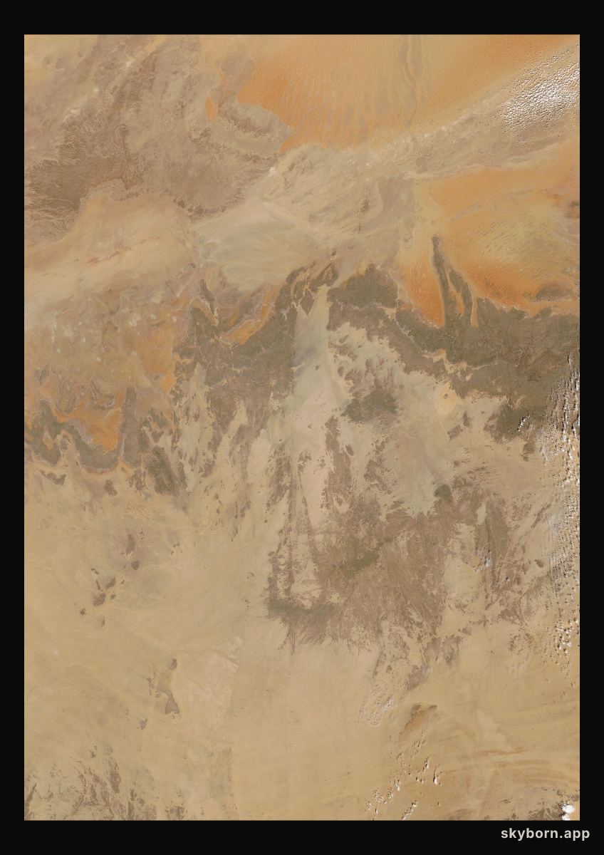 The Earth on 28 September 2004 · Sahara, Algeria