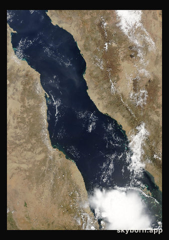 The Earth on 4 October 2004 · Red Sea