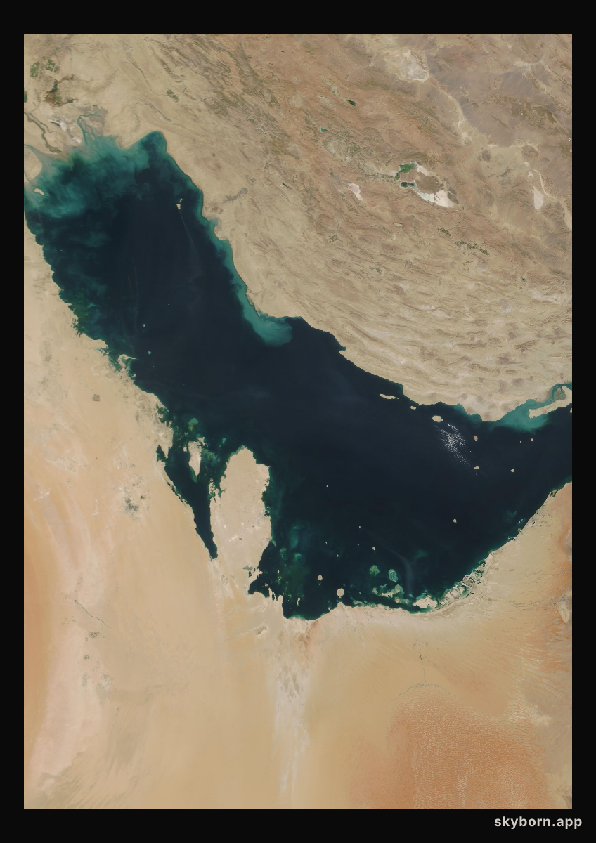 The Earth on 7 October 2004 · Persian Gulf