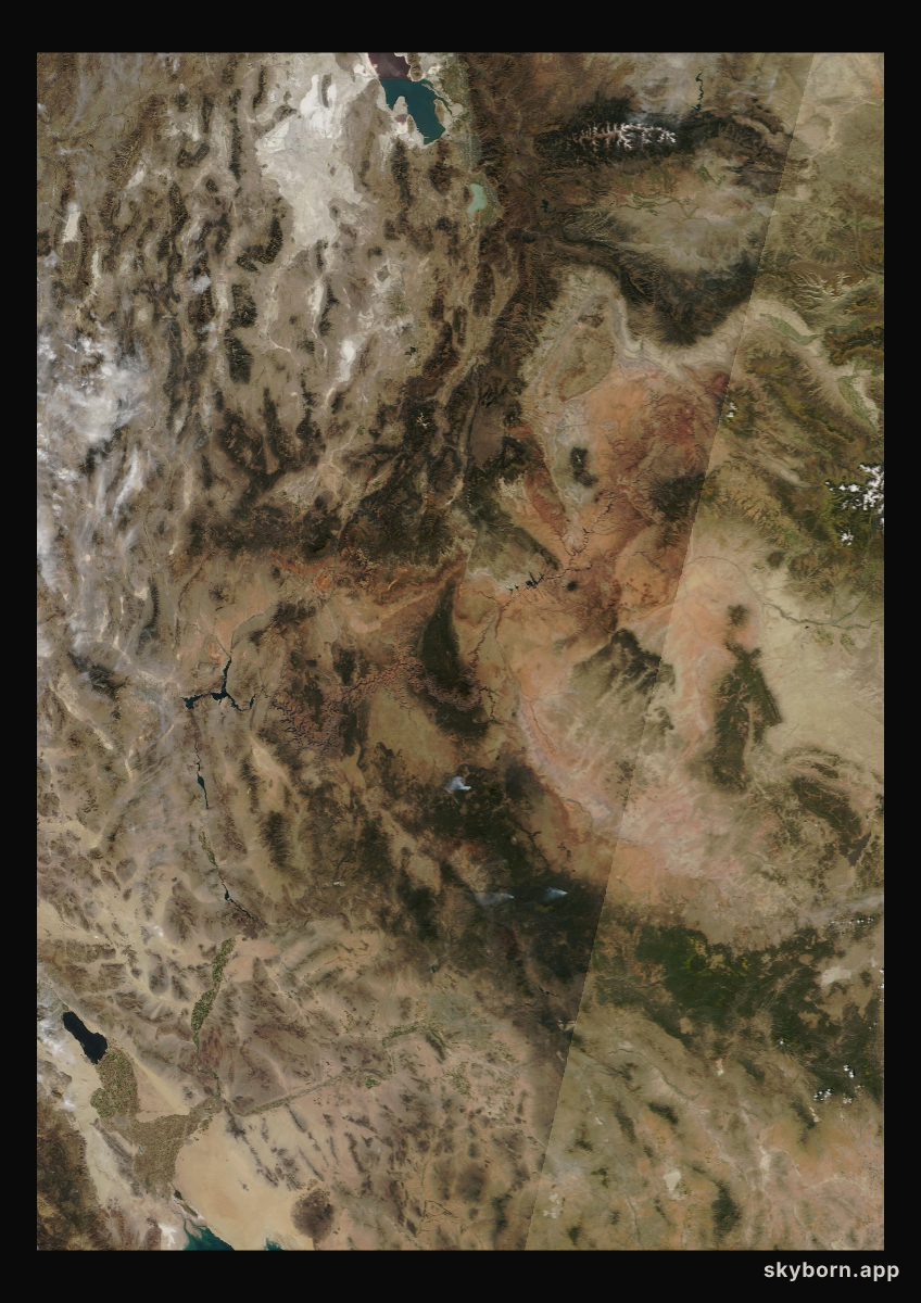 The Earth on 8 October 2004 · Colorado Plateau
