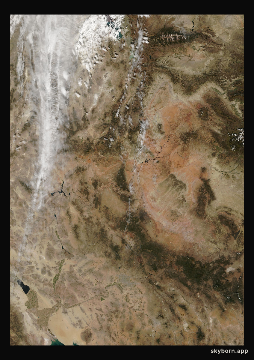 The Earth on 9 October 2004 · Colorado Plateau